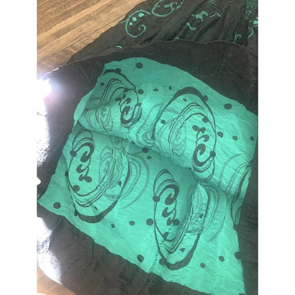 Black Floral Fairycore Skirt / Dress - Picture 3 of 5